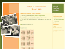 Tablet Screenshot of kumzakovi.net